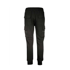 Gray Cotton Cargo Pants