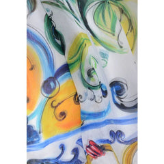 White Silk Casual Dress