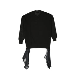 Black Cotton Sweatshirt