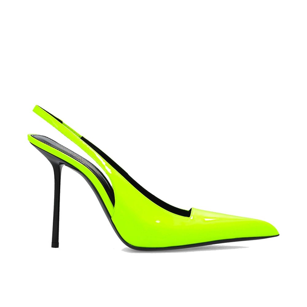 Bicolor Calfskin High Heel Pumps