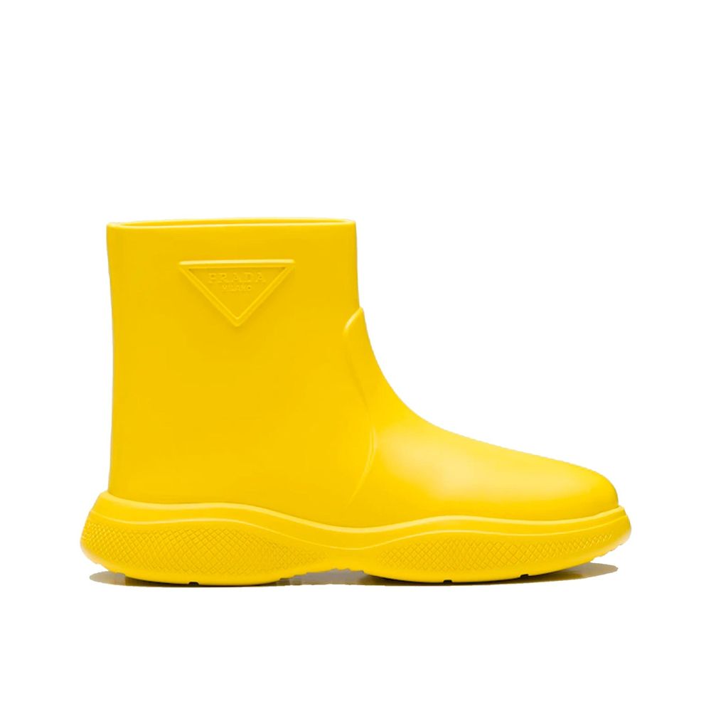 Bicolor Rubber Rain Boots