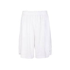 White Polyester Bermuda Shorts