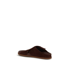 Brown Velvet Sandals