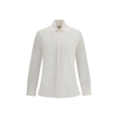 White Cotton Dress Shirt