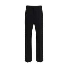 Black Fleece Wool Dress Pants