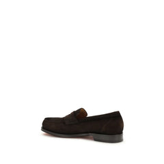 Brown Calf Leather Bos Taurus Slip-On Loafers
