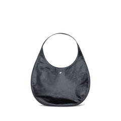 Black Calf Leather Bos Taurus Shoulder Bag