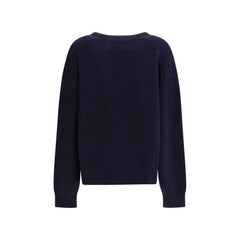 Blue Cashmere Sweatshirt