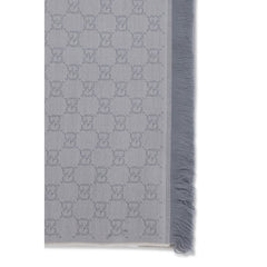 Gray Wool Scarf