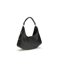 Black Calf Leather Bos Taurus Shoulder Bag