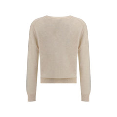 Beige Fleece Wool Sweatshirt