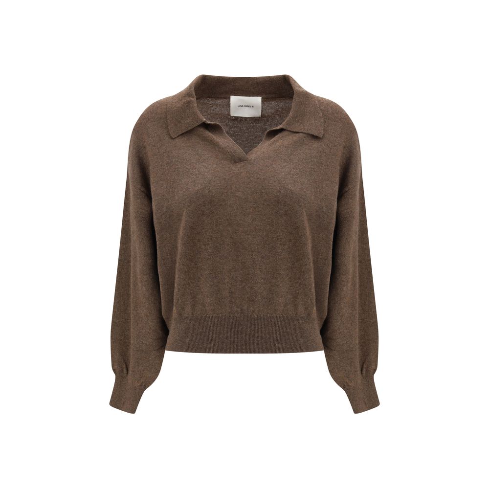Brown Cashmere Sweatshirt