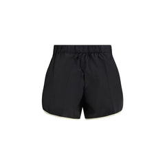 Black Recycled Polyamide Bermuda Shorts