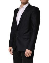 Black MARTINI Single Breasted Jacket Blazer
