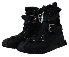 Sorrento Sneakers Nylon Black High Top Shoes