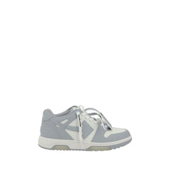 Gray Polyester Low Top Sneakers