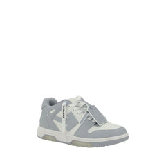 Gray Polyester Low Top Sneakers