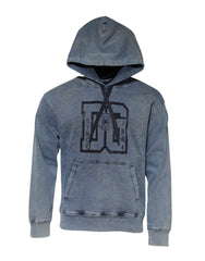 Blue Cotton Logo Hooded Sweatshirt  Sweater