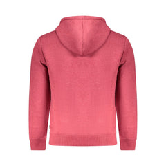Red Polyester Men's Sweatshirt
