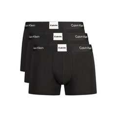 Black Cotton Men's Boxer Shorts