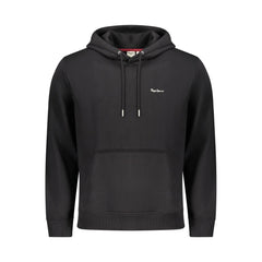 Black Polyester Men's Sweatshirt