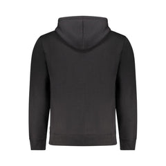 Black Polyester Men's Sweatshirt