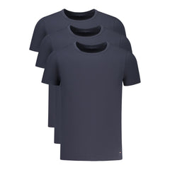 Blu Cotton Men T-Shirt