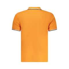 Arancione Cotton Men Polo