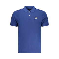 "Blu Cotton Men Polo"