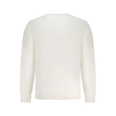 White Cotton Mens Sweatshirt