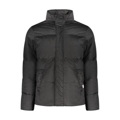 Black Polyester Men's Jacket