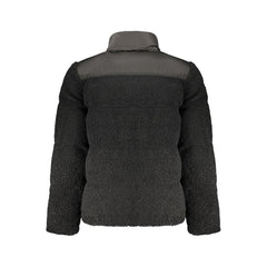 Black Polyester Men's Jacket