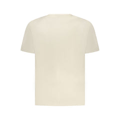 Beige Cotton Men's T-Shirt