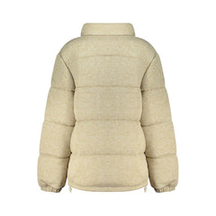 Beige Polyester Women's Jacket