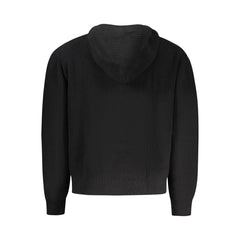 Black Organic Cotton Men's Cardigan