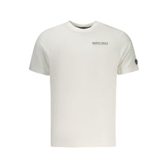 White Cotton Men T-Shirt