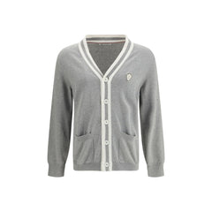 Gray Cotton Cardigan