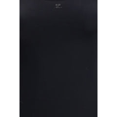 Black Elastane One-Piece Swimsuit