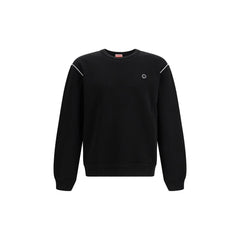 Black Cotton Sweatshirt