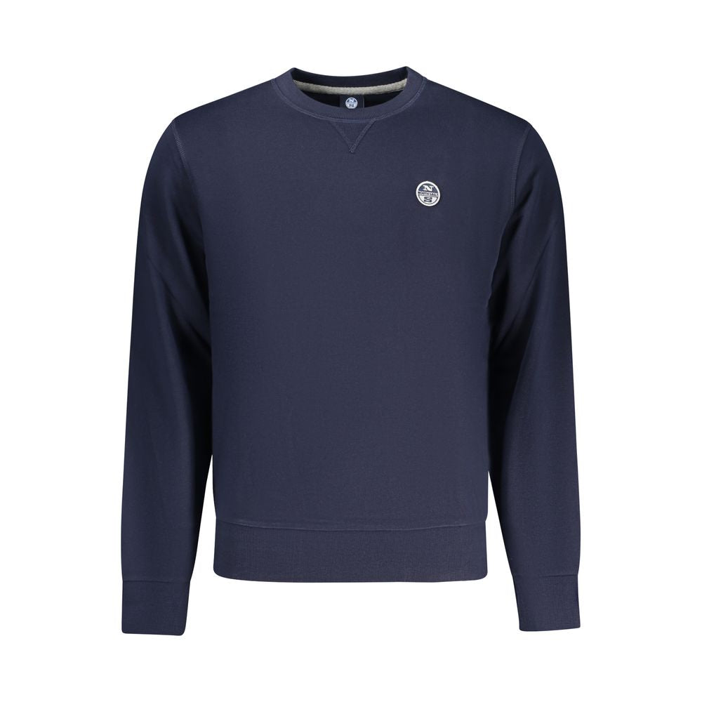Blue Cotton Men's Sweatshirt