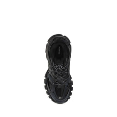 Black Polyester Sneakers