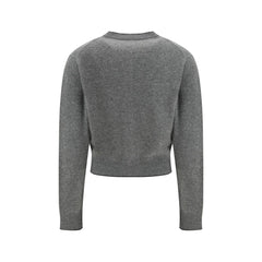 Gray Wool Cardigan