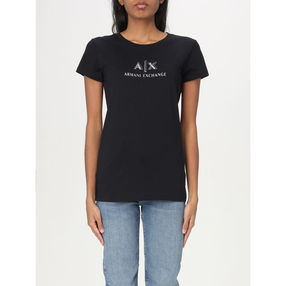 Black Cotton T-Shirt