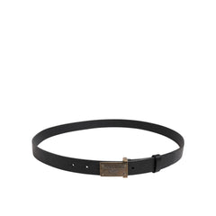 Black Leather Regular Belt