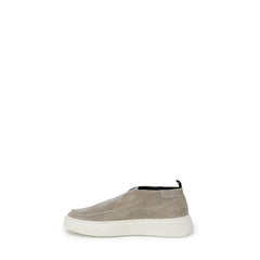 Beige Polyester Sneakers