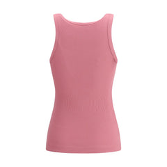 Multicolor Cotton Sleeveles T-Shirt