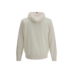 White Polyamide Shell Jacket