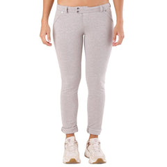 Gray Cotton Skinny Pants
