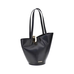 Black Calf Leather Bos Taurus Shoulder Bag