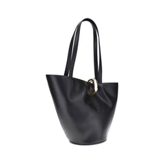 Black Calf Leather Bos Taurus Shoulder Bag